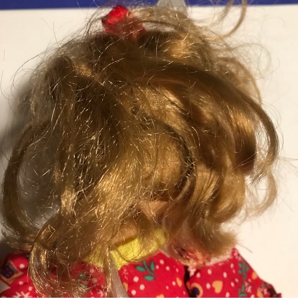 VTG 1990’S WAY OUT TOYS 9” FRECKLES POUT BLONDE PONYTAIL EXPRESSION DOLL - Picture 15 of 16